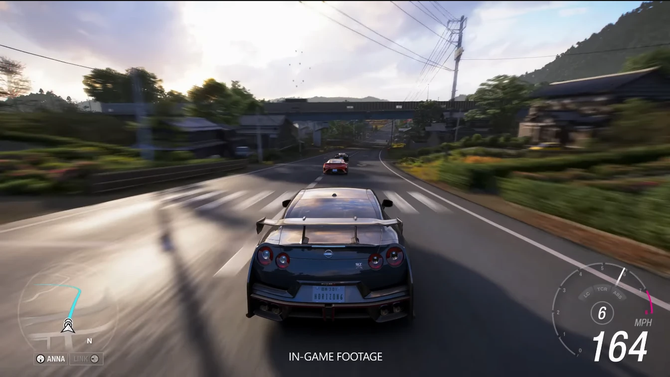 Forza Horizon 6 Gameplay Revealed: First Look at Japan Map and Features 3 Forza Horizon 6 gameplay car racing on Japanese street with motion blur and traffic